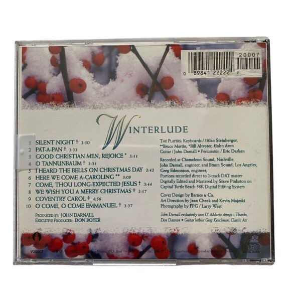 Vintage Winterlude Instrumental Contemplative Christmas Holiday u Audio Music CD - Picture 2 of 2